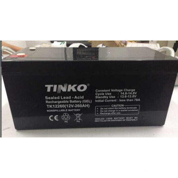 Sistemas de generación de energía eólica y la solar batería TINKO 12V 260ah con buen precio